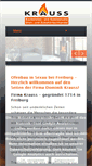 Mobile Screenshot of ofenkrauss.de